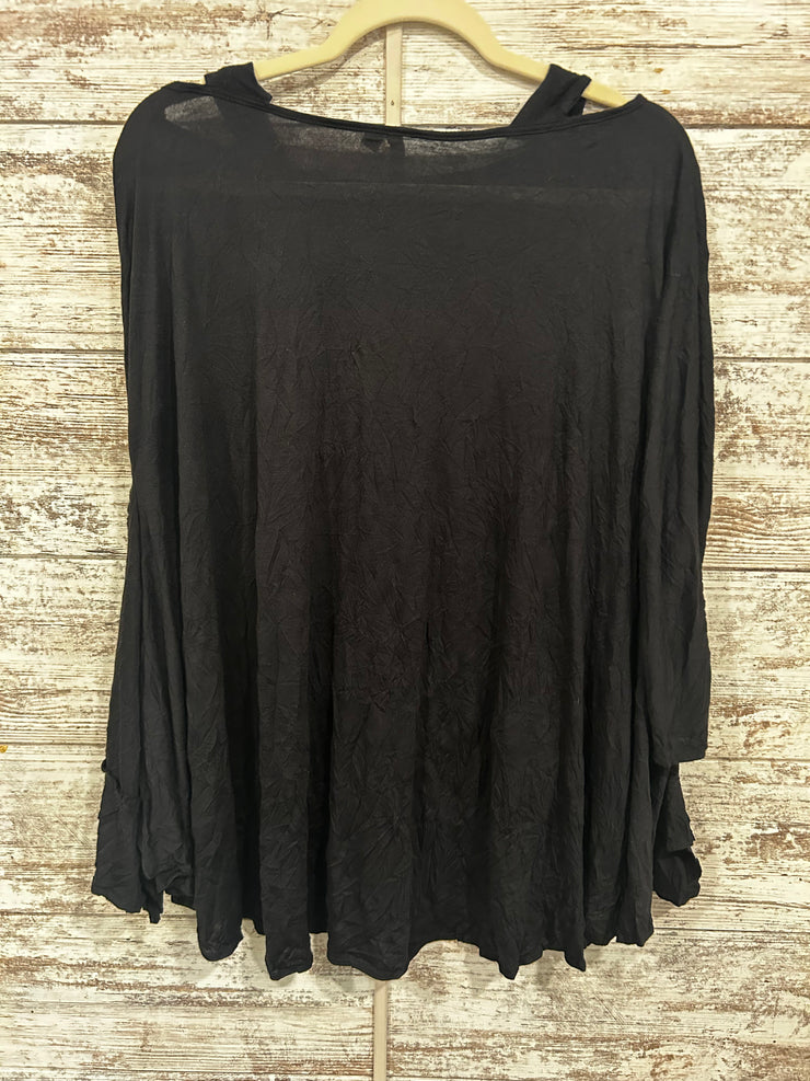 BLACK LONG SLEEVE TOP $78