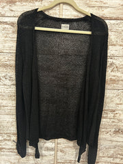 BLACK OPEN CARDIGAN $89