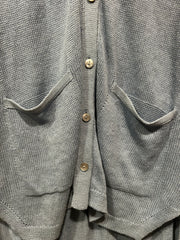 BLUE LONG CARDIGAN $129