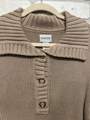 TAN 100% COTTON SWEATER $129