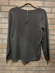 SILVER SPARKLY TOP $89