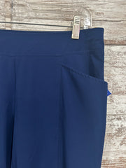 BLUE SIDE ZIP PANTS $89