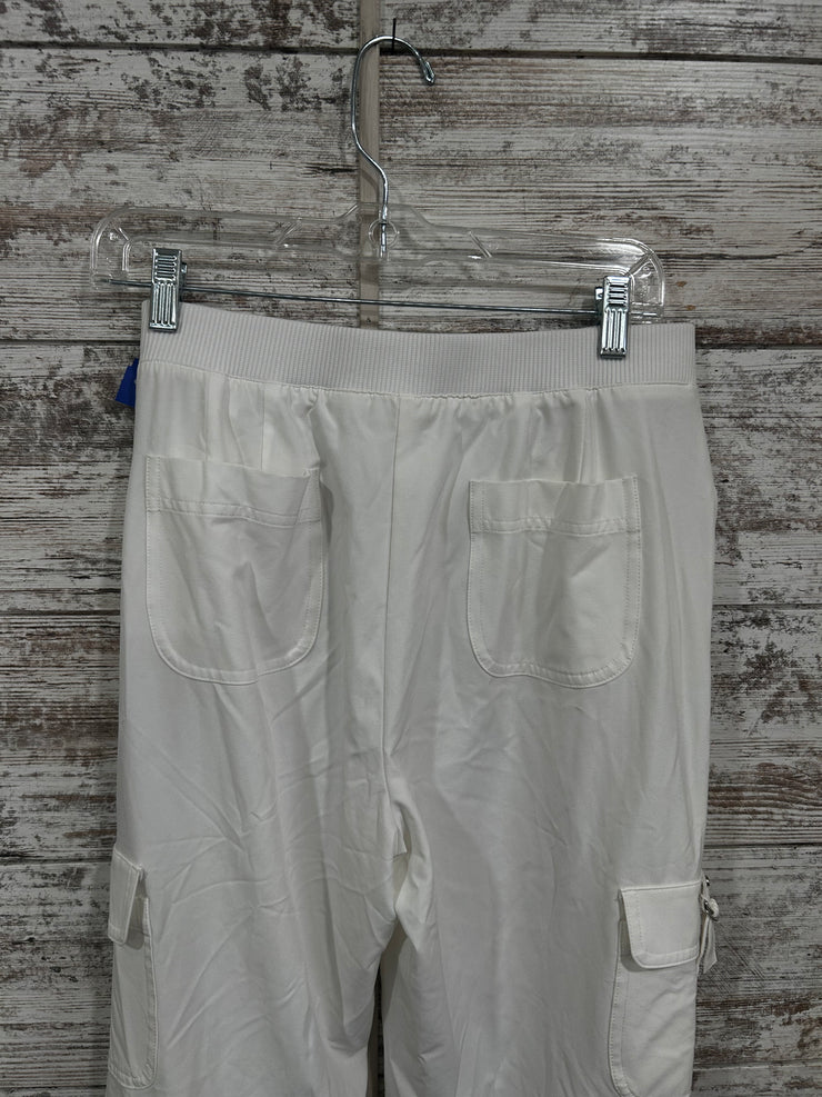 WHITE CROP PANTS $89