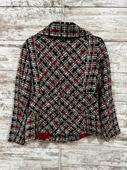 RED/BLACK TWEED JACKET $169