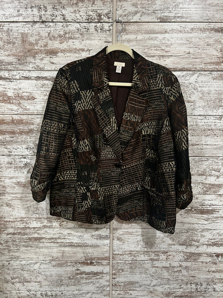 BROWN/GOLD JACKET $149