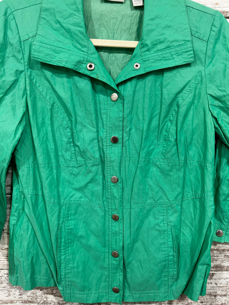 GREEN JACKET W/SNAPS $129
