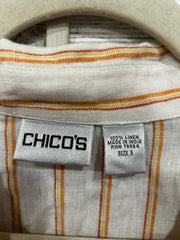 WHITE 100% LINEN SHIRT $109