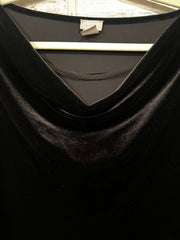 BLACK VELVET TUNIC/TOP $99