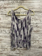 PURPLE/WHITE TANK TOP $69