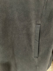 GRAY PULL OVER FLEECE TOP