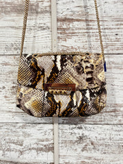 BROWN ANIMAL PRINT CROSSBOD$49