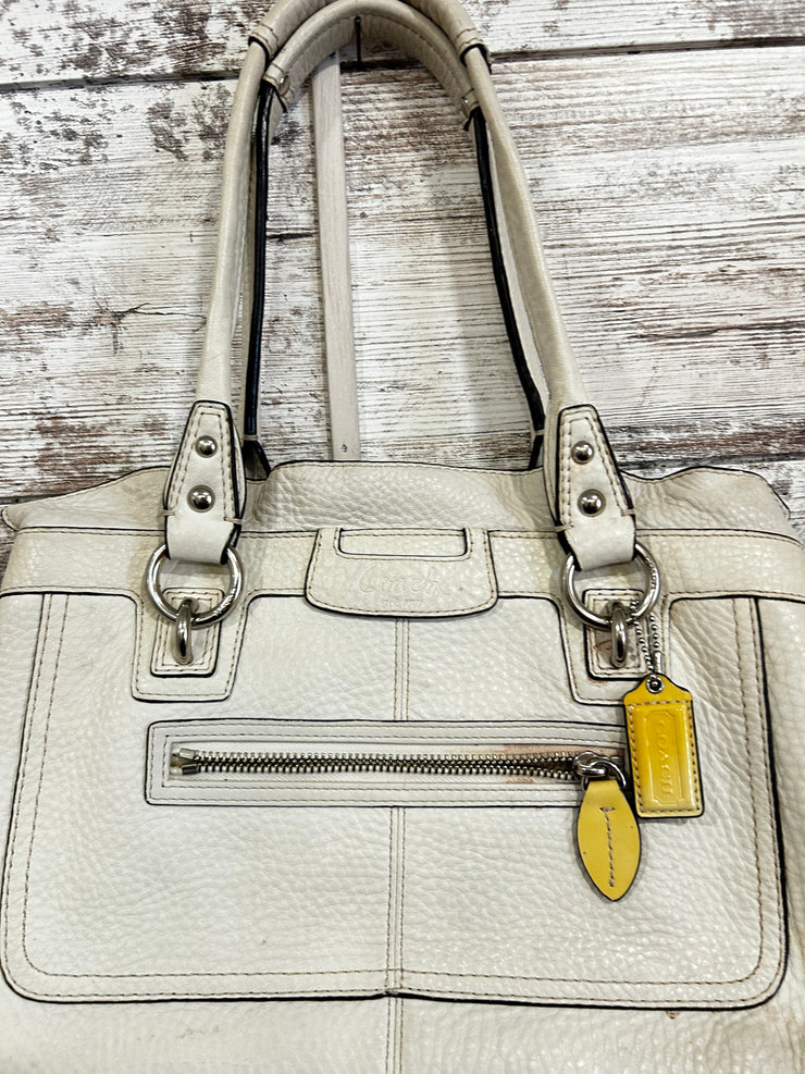 IVORY LEATHER PURSE $348