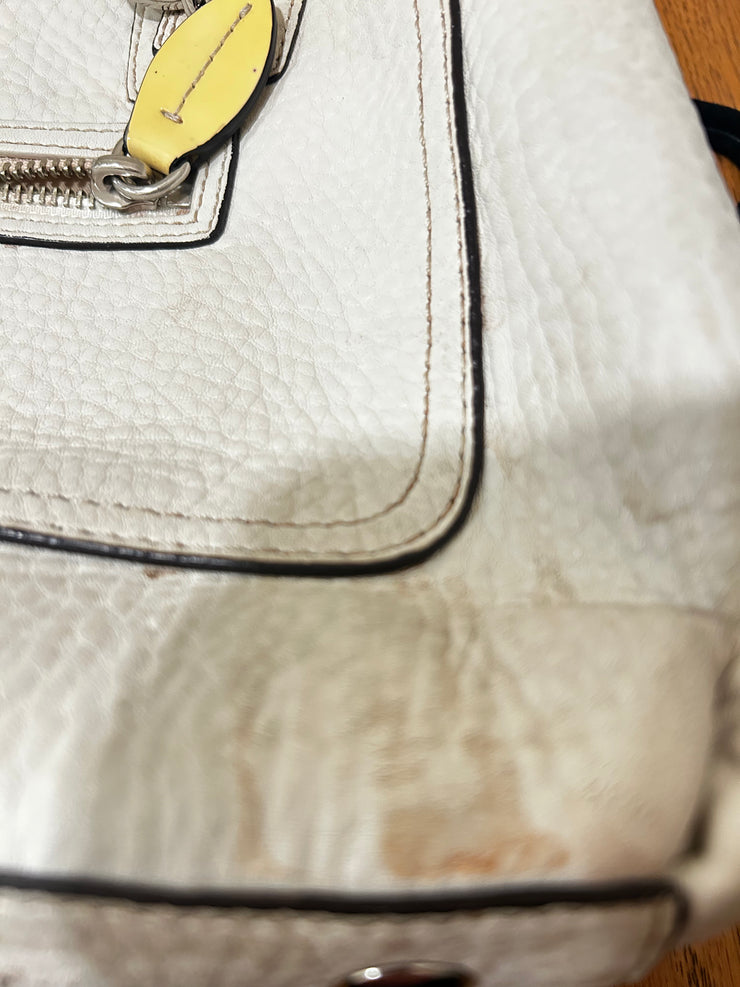 IVORY LEATHER PURSE $348