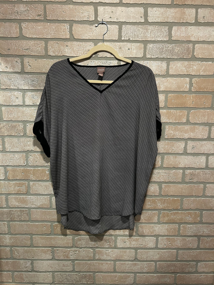 BLACK/WHITE TOP $79