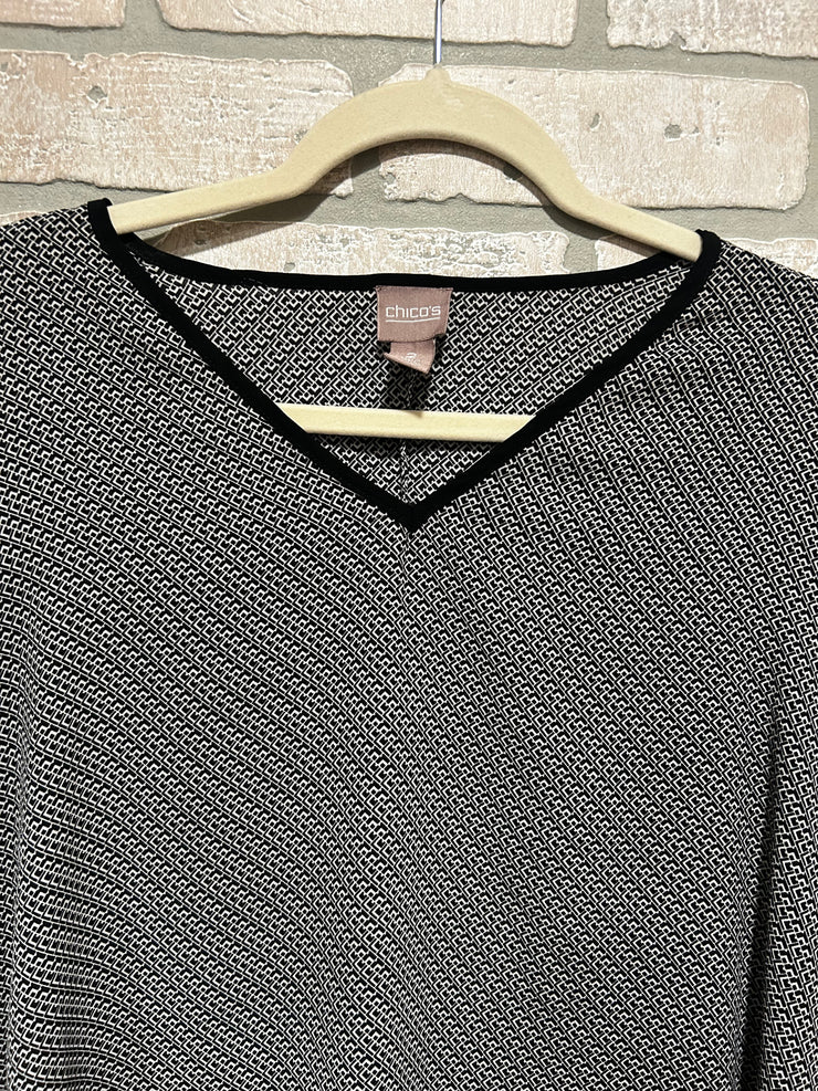 BLACK/WHITE TOP $79