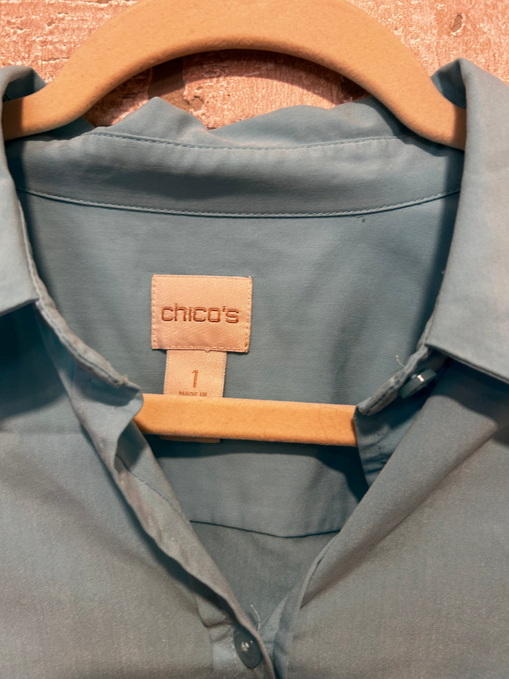 BLUE LONG SLEEVE SHIRT $89