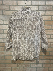 WHITE SHEER BLOUSE (NEW) $88