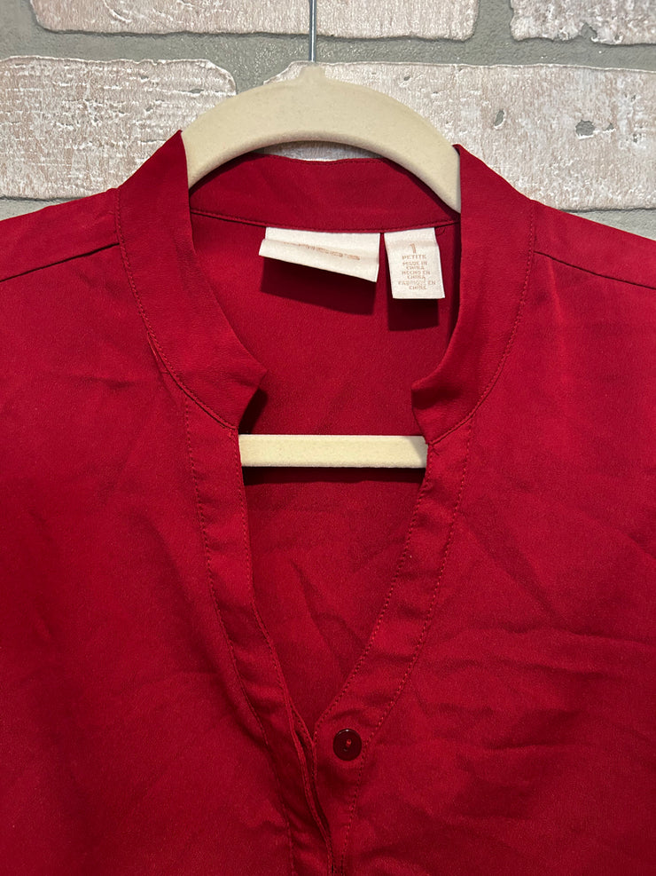 BURGUNDY LONG SLEEVE TOP $109