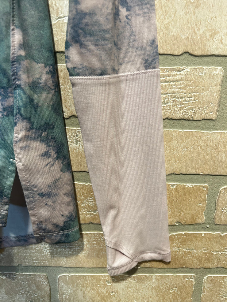LAVENDER/BLUE/GREEN TOP $69