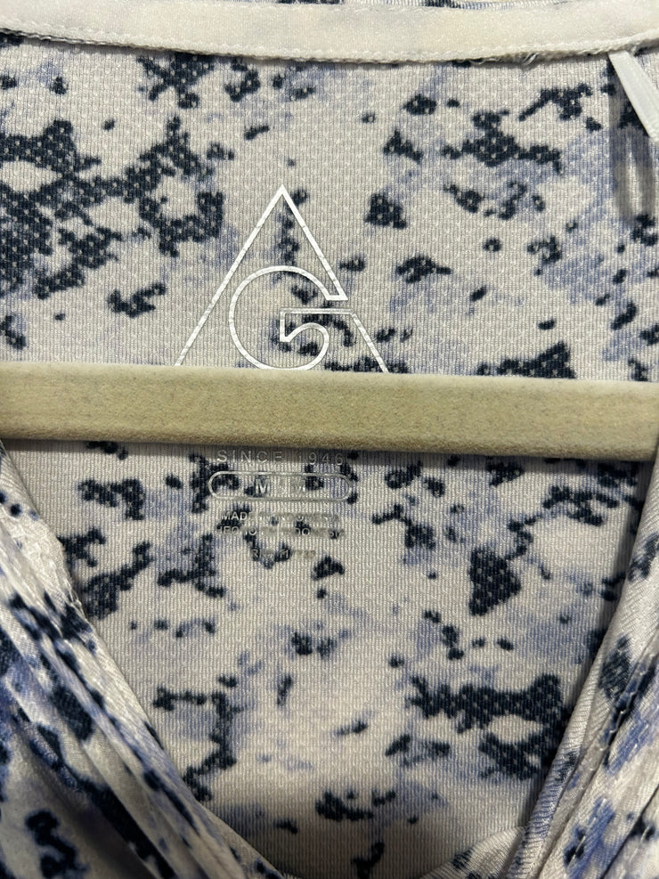 BLUE/WHITE HOODIE $69