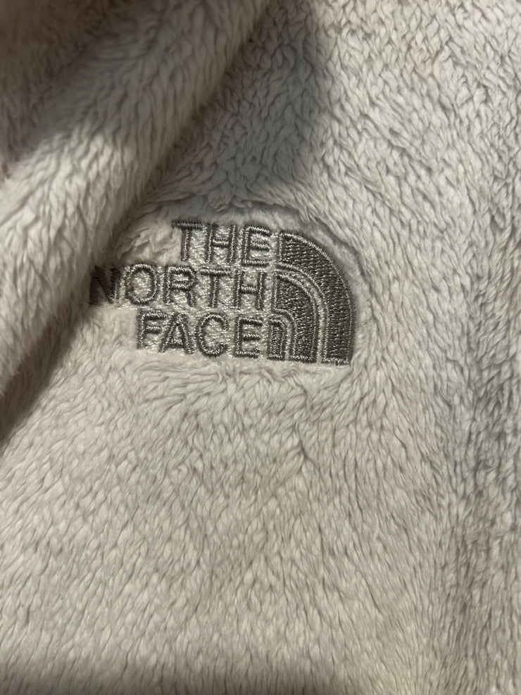 WHITE FLEECE ZIP UP JACKET$100