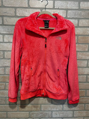 CORAL FLEECE ZIP UP JACKET$100