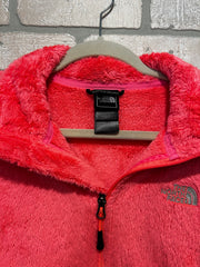 CORAL FLEECE ZIP UP JACKET$100