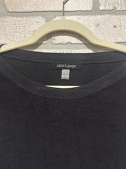 BLACK LONG SLEEVE TOP $50