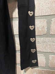BLACK LONG SLEEVE TOP $50