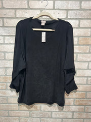 BLACK LONG SLEEVE TOP-NEW $99