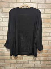 BLACK LONG SLEEVE TOP-NEW $99