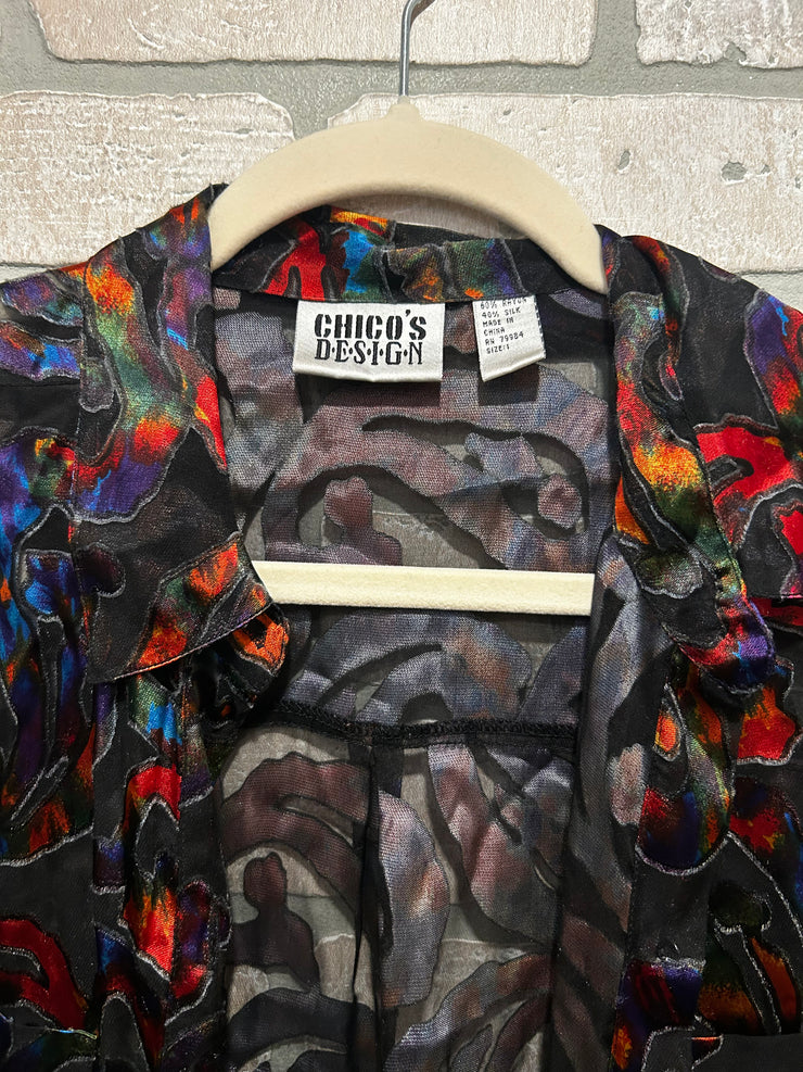 BLACK/COLORFUL SHIRT $79