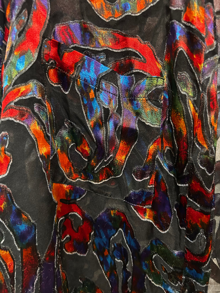 BLACK/COLORFUL SHIRT $79