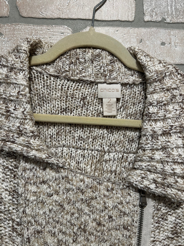 IVORY/TAN SWEATER VEST $129