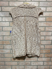 IVORY/TAN SWEATER VEST $129