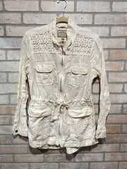 IVORY ZIP JACKET $99