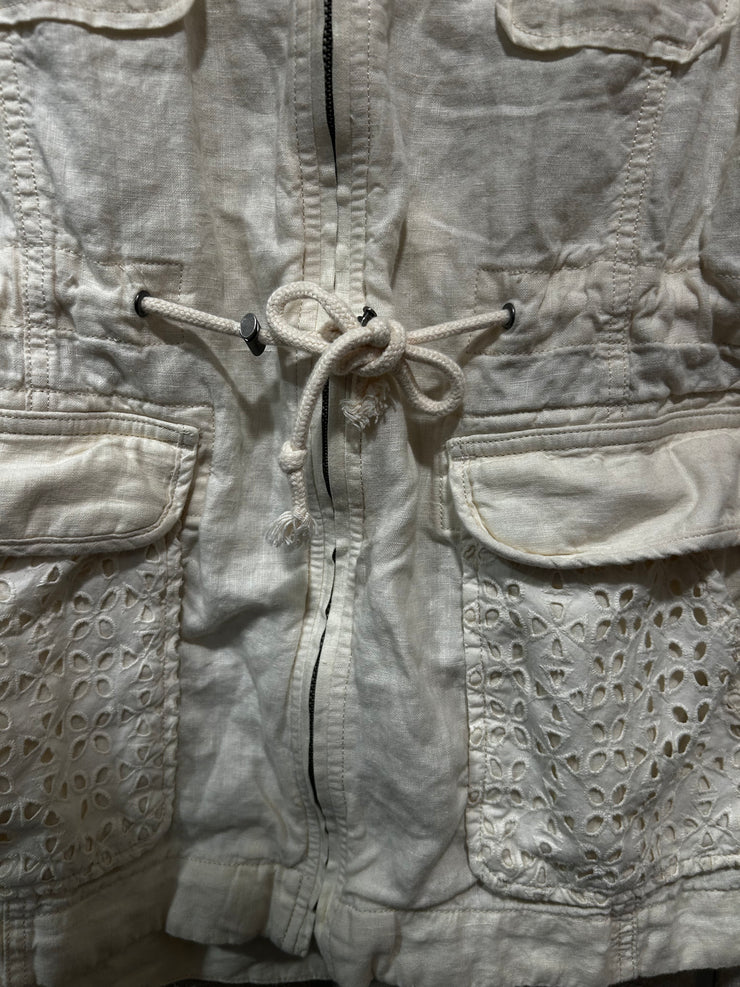 IVORY ZIP JACKET $99