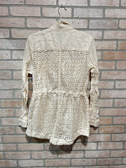 IVORY ZIP JACKET $99