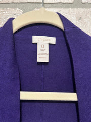 PURPLE OPEN CARDIGAN $99
