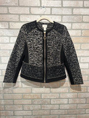 BLACK/GOLD ZIP JACKET $149