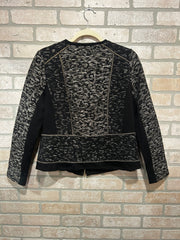 BLACK/GOLD ZIP JACKET $149