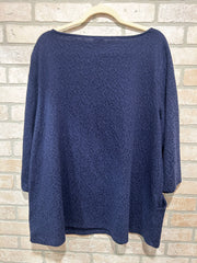 NAVY LONG SLEEVE TUNIC $109