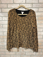 BROWN/TAN TOP $79