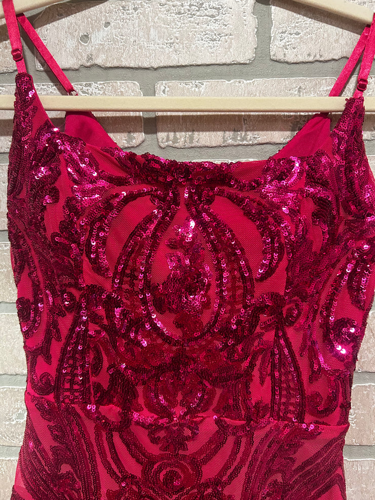 PINK SPARKLY SHORT DRESS (NEW)