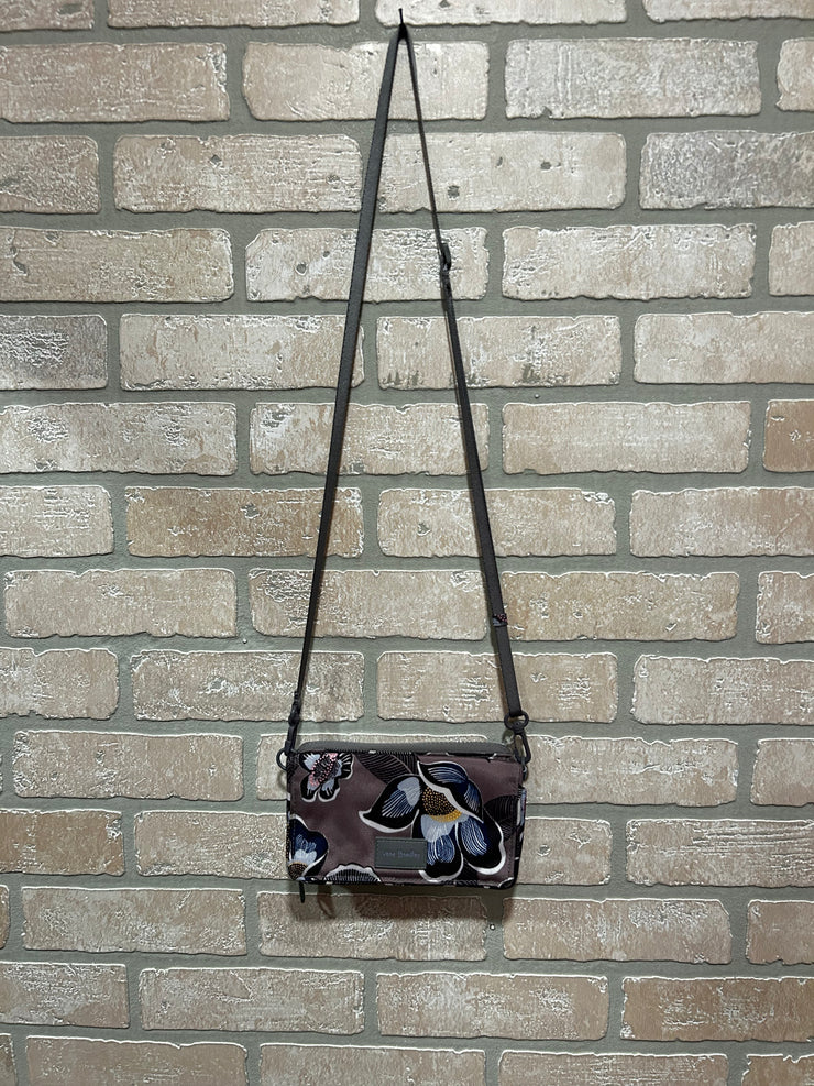 GRAY/FLORAL CROSSBODY-NEW $75