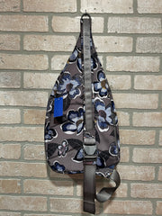 GRAY/FLORAL BACKPACK (NEW) $75