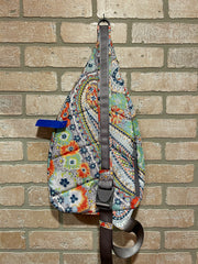 COLORFUL SLING BACKPACK-NEW$75
