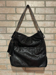 BLACK SPARKLY HANDBAG-NEW $210