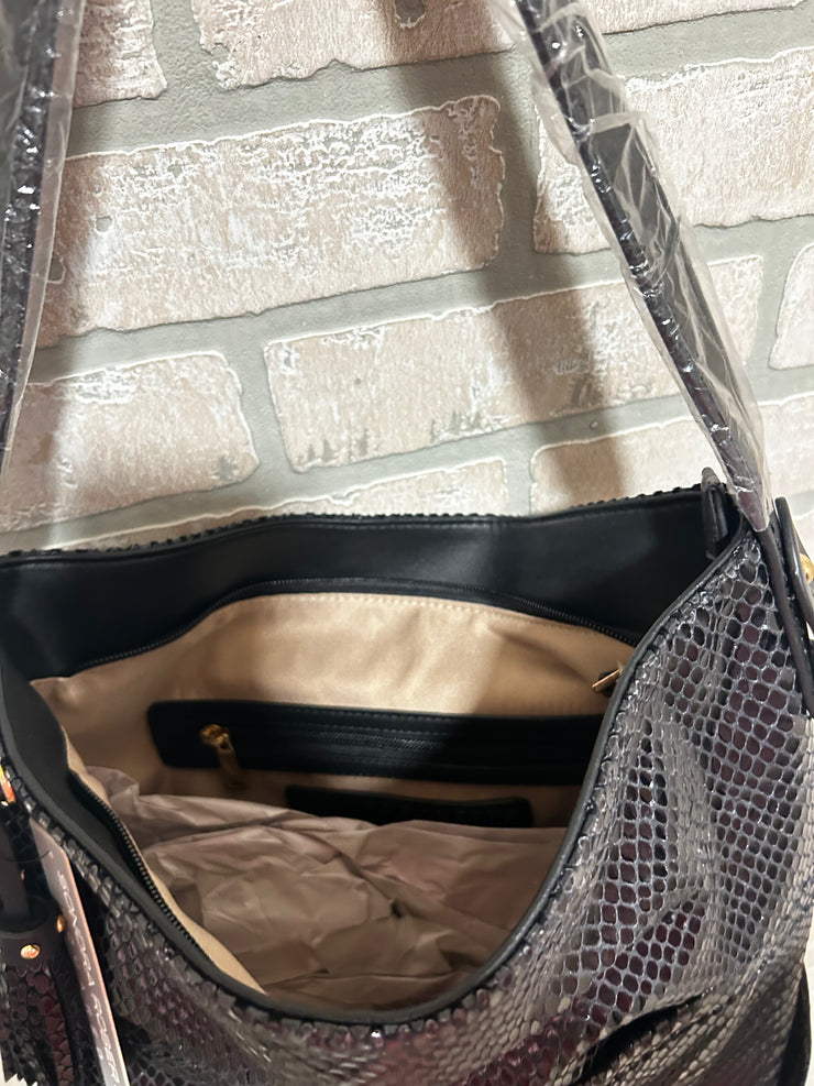 BLACK SPARKLY HANDBAG-NEW $210