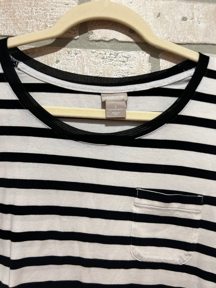 BLACK/WHITE TOP $79